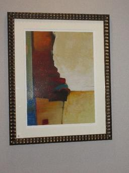 Abstract "Solar Eclipse" Giclee Artist Signed Nela Soloman Limited 13/295 Edition