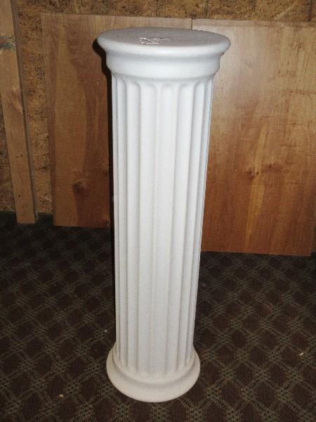 Grecian Style Molded Column Pedestal Display/Plant Stand