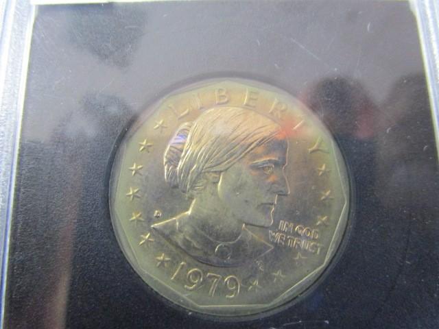 Authenticated Brilliant Uncirculated Susan B. Anthony Dollar