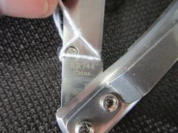 Rough Riders Folding Knife Lockback RR744 Mtech USA 440 Steel Folding Knife