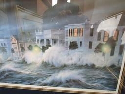 Classic Edition "The Storm" by Jim Booth © 2000 in Large Ornate Gilted Frame/Matt