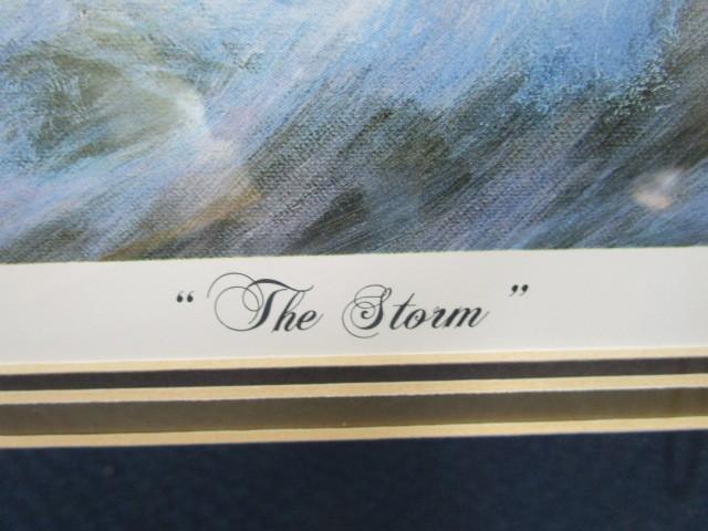 Classic Edition "The Storm" by Jim Booth © 2000 in Large Ornate Gilted Frame/Matt