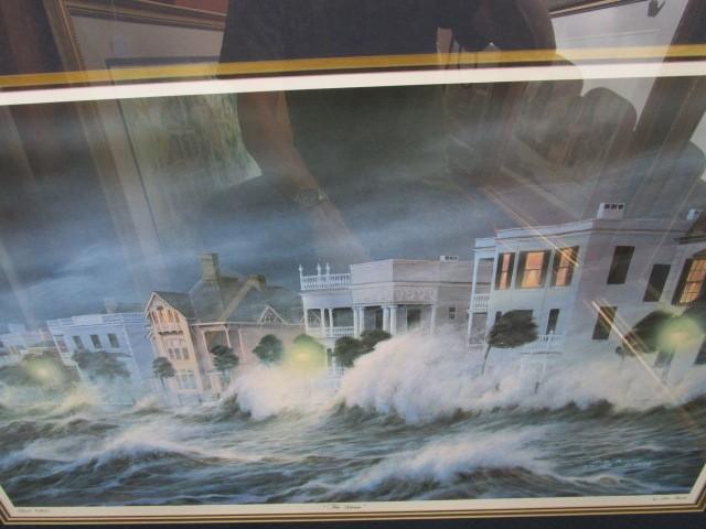 Classic Edition "The Storm" by Jim Booth © 2000 in Large Ornate Gilted Frame/Matt