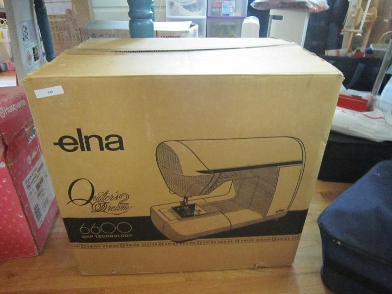 Elna Quilters Dream 2 6600 QHP Technology Sewing Machine in Box