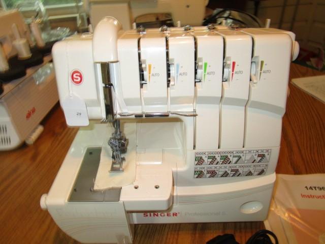 Professional 5 14T968DC Serger Singer Sewing Machine w/ 2-3-4-5 Thread Capability