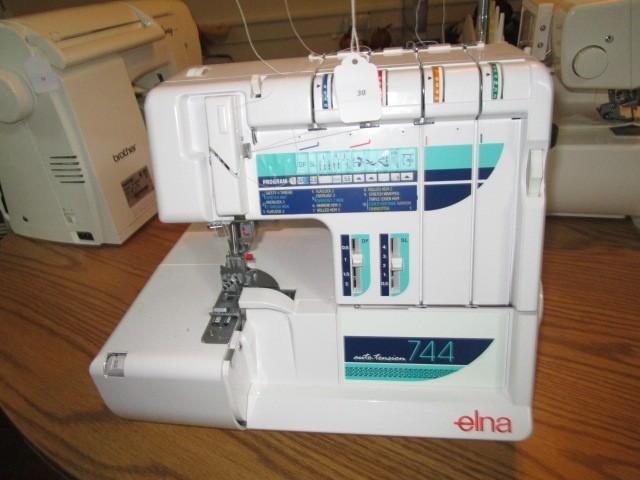 Elna Auto-Tension 744 Sewing Machine Serger