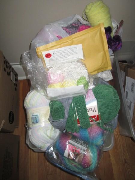 Crocket Lot - Misc. Colored Wool/Cotton Strings/Bundles, Various Sizes/Types, Etc.