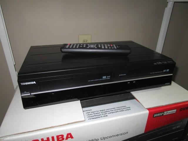 Toshiba DVD and VHS Recorder w/ 1080p Up Conversion in Box