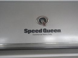 White Speed Queen Commercial Heavy Duty Washing Machine w/ Stainless Steel Drum