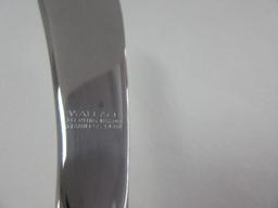 Master Butter Knife Wallace Sterling Dawn Mist Burnished Top/Side Handle