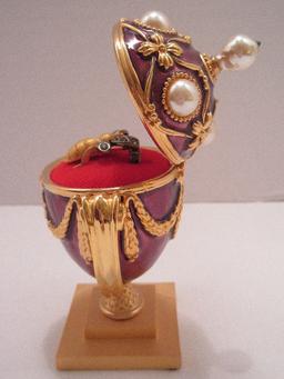 Faberge Style Egg Imperial Treasures II Collection by Joan Rivers "The Lost Treasure Egg"