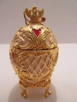 Faberge Style Egg Imperial Treasures II Collection by Joan Rivers "The Musical Palace Egg"