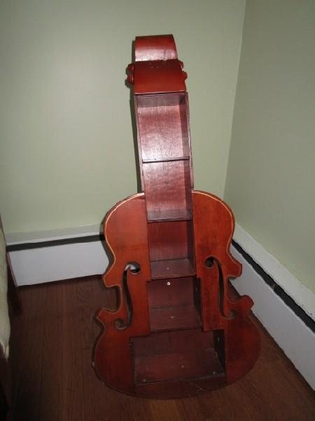 Wooden Cello 5-Tier Stand