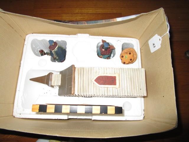 Williage Studio "A Country Church" Wooden Décor in Box w/ Accessories