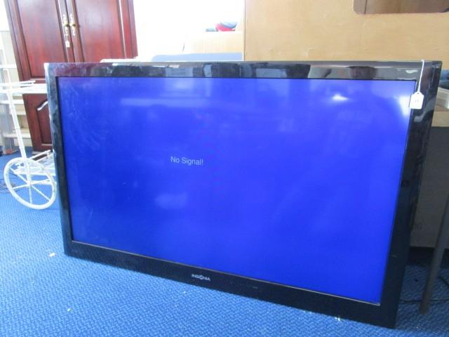 Insignia LCD Color TV, HD, 55" Corner-To-Corner on Wall Bracket