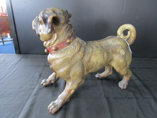 Clay Ceramic Pug Dog Décor