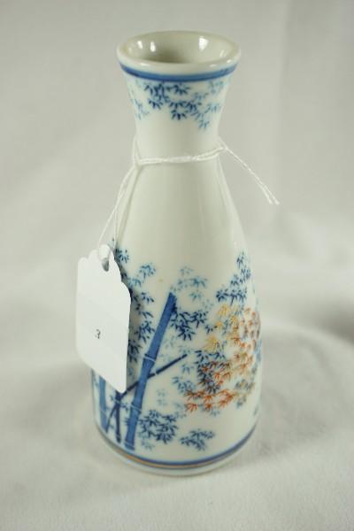 Small Japanese Porcelain Blue and White Vase