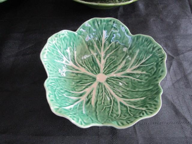 Bordello Pinheiro Ceramic Cabbage Design Centerpiece Bowl