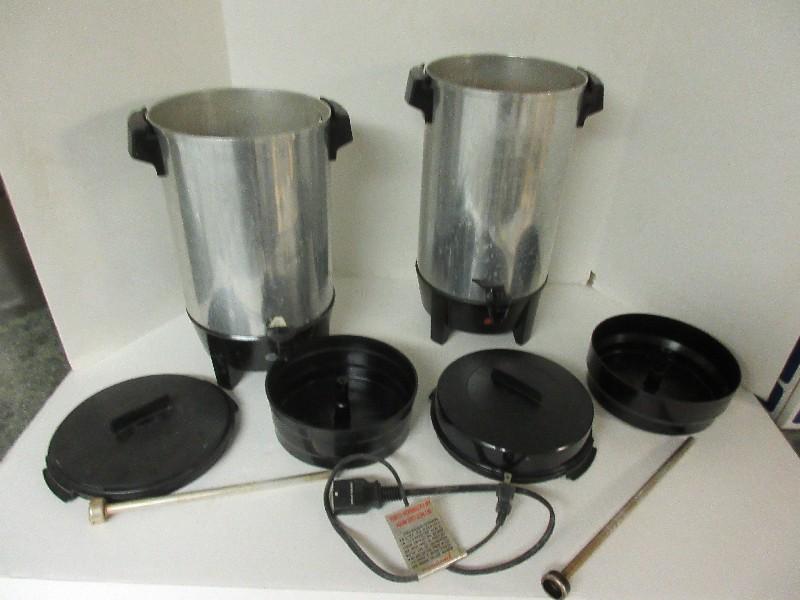 2 West Bend Coffee Maker Urns 30/42 Cups