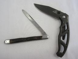 Lot - Vintage Sabre 608 Stainless Japan Fruit Tester Folding Pocket Knife