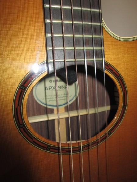 Yamaha APX-9NA Acoustic/Electric Guitar w/ B-Band Pickups, Condenser Microphone Mounted