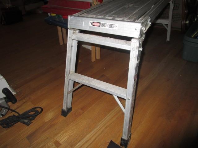 Folding Metal Work Bench