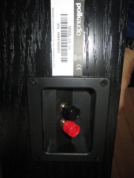 POLK Audio Black Floor Speaker Model:CSI A4