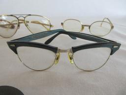 Lot - Vintage Eye Glasses Retro Cat Eye & Other