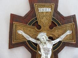 Molded Irish Celtic Wall Crucifix