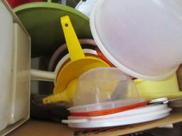 Super Lot - Vintage Tupperware, Rubbermaid Canisters, Covered Deviled Egg Tray