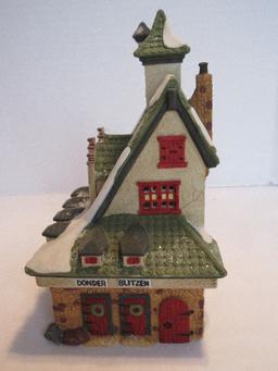 Department 56 North Pole Series Heritage Village Collection "Reindeer Barn"