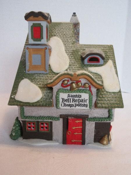 Department 56 North Pole Series Heritage Village Collection "Santa Bell Repair"