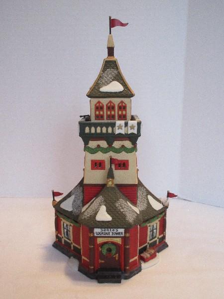 Department 56 North Pole Series Heritage Village Collection "Santa's Lookout Tower"