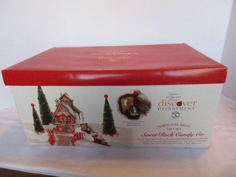Department 56 North Pole Series Gift Set "Sweet Rock Candy Co."