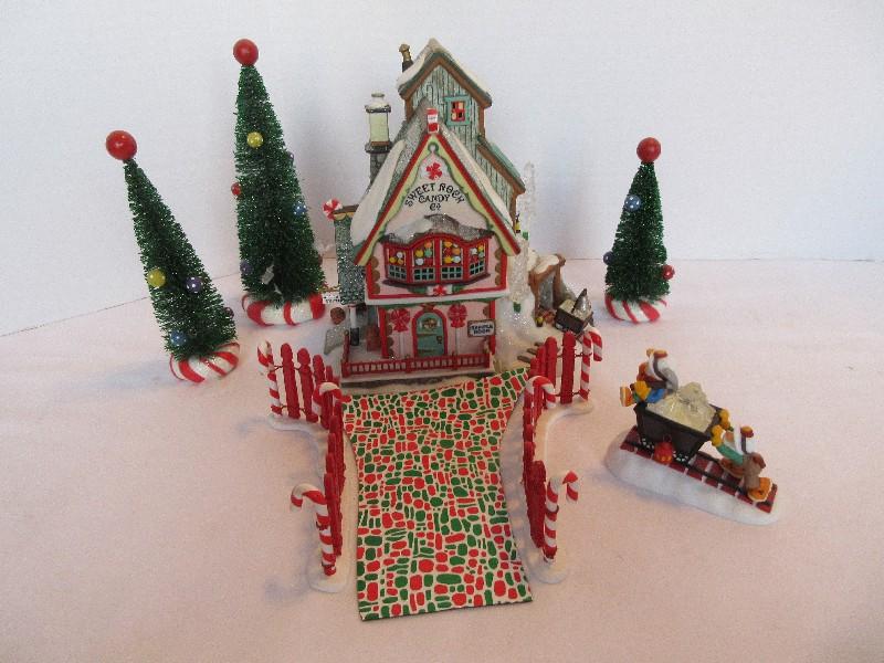 Department 56 North Pole Series Gift Set "Sweet Rock Candy Co."