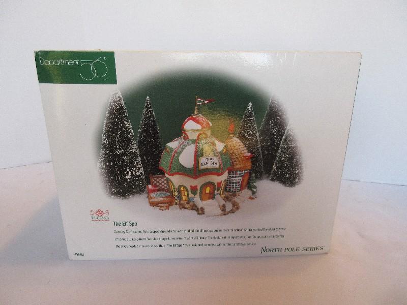 Department 56 North Pole Series Heritage Village Collection "The Elf Spa"