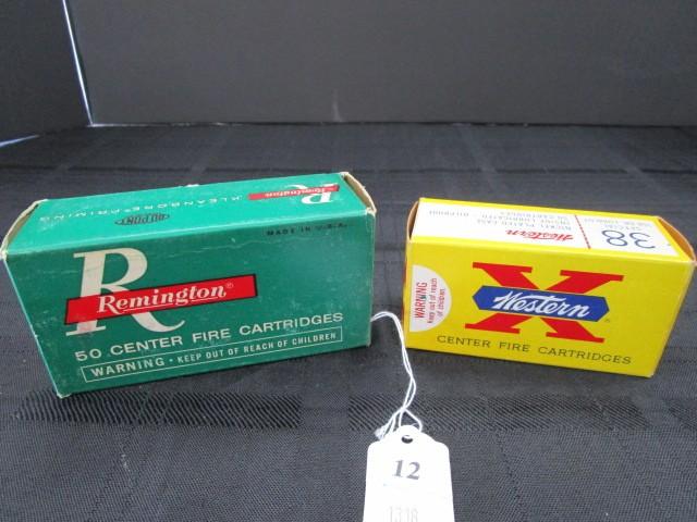 Remington Center Fire Cartridges 40, .38 Special Western Nickel Plated Case