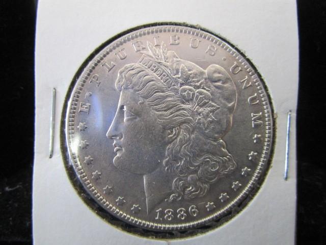 1886 Silver Morgan Dollar