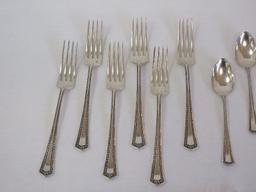 18 Pieces - Mount Vernon Sterling Princeton Pattern 1915 Silverware