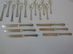 18 Pieces - Mount Vernon Sterling Princeton Pattern 1915 Silverware