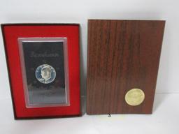 1971 Eisenhower United States Proof Dollar Coin Mint Marks in Case