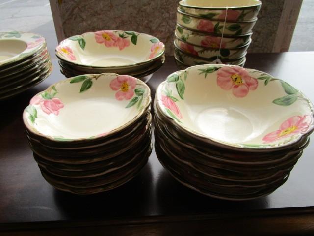 Franciscan Earthenware Desert Rose Pattern Lot