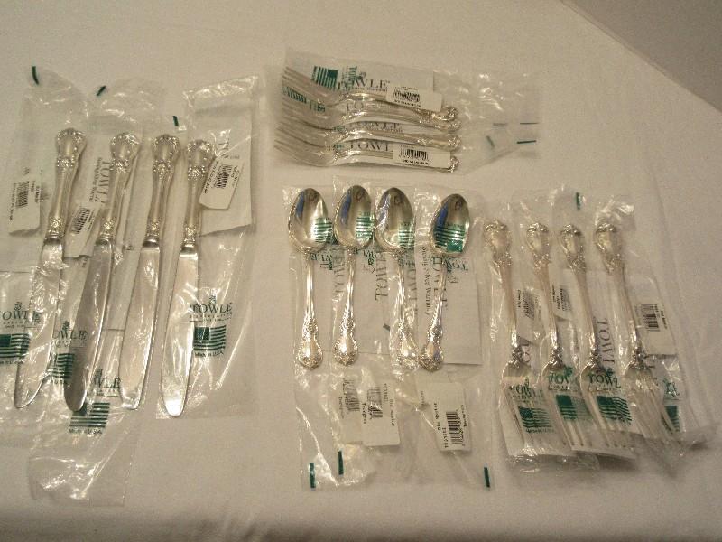 16 Piece Towle Silver "Old Master" Pattern Sterling Flatware