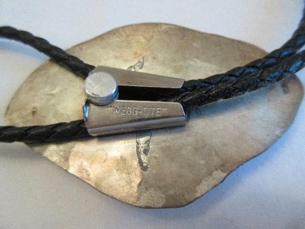 Southwestern "Wedg-Tite" Sterling & Turqouise Gemstone Bolo Tie