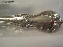 Towle Silver "Old Master" Pattern Sterling Pierced Bowl Serving Tablespoon