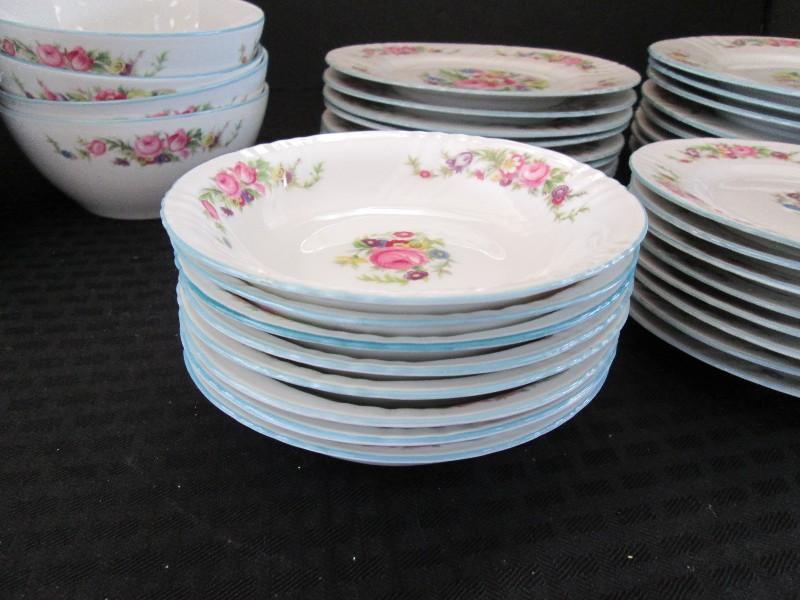 Johann Haviland Bavaria 18 Floral Center/Band Pattern China Lot