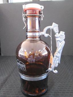 Sapphire Mountain Brewery Brown Glass Growler