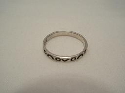 Carolyn Pollack Southwestern Design Sterling Silver Band Ring