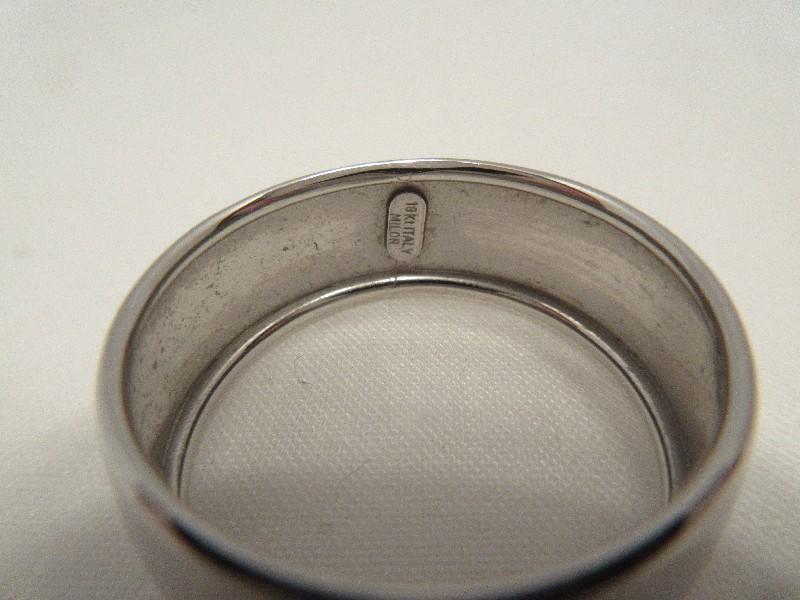 Milor 18k Italy Ring Band w/ Rolled Edge