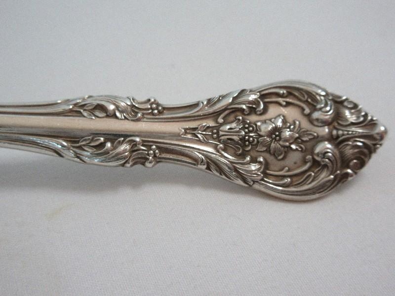 Gorham Sterling King Edwards Pattern Silver Small Solid Serving Fork